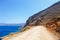 Road to the Balos Lagoon in Crete