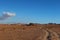 Road to the blue desert in Sinai