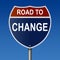 Road to Change sign