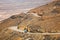 Road to Cofete beach in Fuerteventura Island