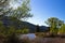 The road to Creede, Colorado, runs along the Rio Grande through the San Juan Mountains