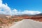 The road to Dirhum, red rocks, Socotra, Yemen