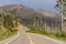 Road to East Entrance Yellowstone National Park Avalanche Peak