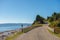 Road to Gaspe beach in Forillon National Park