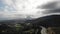 Road to Gibraltar highway, top view from the drone. Cars go on the highway in Spain. Andalusia southern coast of Spain