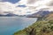 Road to Glenorchy along Lake Wakatipu, New Zealand South Island