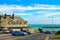 Road to the harbor of Folkestone England