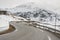 Road to highest pass in Norway.