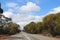 Road to Kalgoorlie, a mining town in the outback of Western Australia