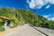 Road to La Gran Piedra Big Rock in Sierra Maestra mountain range near Santiago de Cuba, Cu