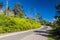 Road to La Gran Piedra Big Rock in Sierra Maestra mountain range near Santiago de Cuba, Cu