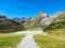 Road to Lake Rifflsee in Austria