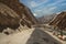 The road to lake Tsomoriri in Ladakh region of Ladakh