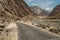 The road to lake Tsomoriri in Ladakh region of Ladakh
