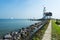 The road to lighthouse, Marken, the Netherlands