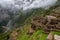 Road to Macchu Picchu as seen from the citadel itself on march 15th 2019