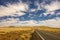 Road to Meteor Crater in Winslow Arizona USA