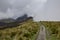 the road to the mountains in the vicinity Rucu Pichincha volcano, Andes mountains. Pichincha Volcano. Quito