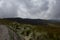 the road to the mountains in the vicinity Rucu Pichincha volcano, Andes mountains. Pichincha Volcano. Quito