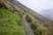 the road to the mountains in the vicinity Rucu Pichincha volcano, Andes mountains. Pichincha Volcano. Quito