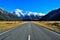 Road to Mt Cook New Zealand