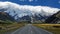 Road to Mt. Cook Village, New Zealand