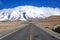 Road to Muztagata Mountain on Pamirs