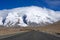 Road to Muztagata Mountain on Pamirs