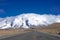 Road to Muztagata Mountain on Pamirs