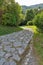 Road to New Castle in Banska Stiavnica, Slovakia