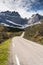 The road to Nusfjord, Lofoten Islands, Norway