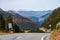 Road to Ofenpass - Fuorn pass in Val Mustair of canton Grisons, Switzerland