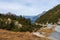 Road to Ofenpass - Fuorn pass in Val Mustair of canton Grisons, Switzerland