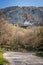 Road to Ostrog Orthodox monastery in Montenegro