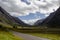 Road to Scotland-Three Sister Mountain range in Glencoe