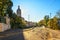 The road to the Second Lavrsky bridge and Mitropolichiy Metropolitan garden.