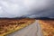 The road to the summit Corrour Scotland