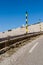 The road to the summit of Mont Ventoux in The Provence, Souther