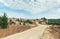 The road to tomb of a rabbi in northern Israel