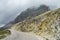 The road to Tre Cime di Lavaredo, Dolomites, at summer