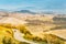 Road in Toscana landscape. Travel in Italy concept