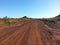 Road track in Australian outback