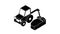 Road tractor icon animation