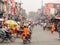 Road traffic on the streets of Amritsar