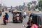 Road traffic on the streets of Amritsar