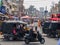 Road traffic on the streets of Amritsar