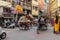 Road traffic on the streets of Amritsar