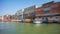 Road trip ferry ride venice grand canal moving panorama 4k time lapse italy