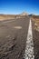 Road trough Teide Volcanic Park, in Tenerife, Canary Island, Spain.