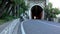 Road tunnel in Atrani town Amalfi coast